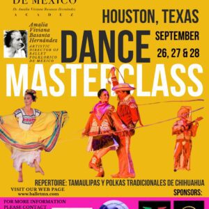 Dance Masterclass Houston, Texas  (26, 27 & 28 September- 2025)